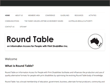 Tablet Screenshot of printdisability.org